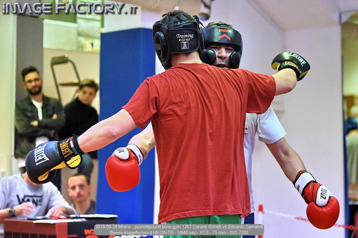 2019-05-29 Milano - pound4pound boxe gym 1267 Daniele Bonelli vs Edoardo Spinatelli